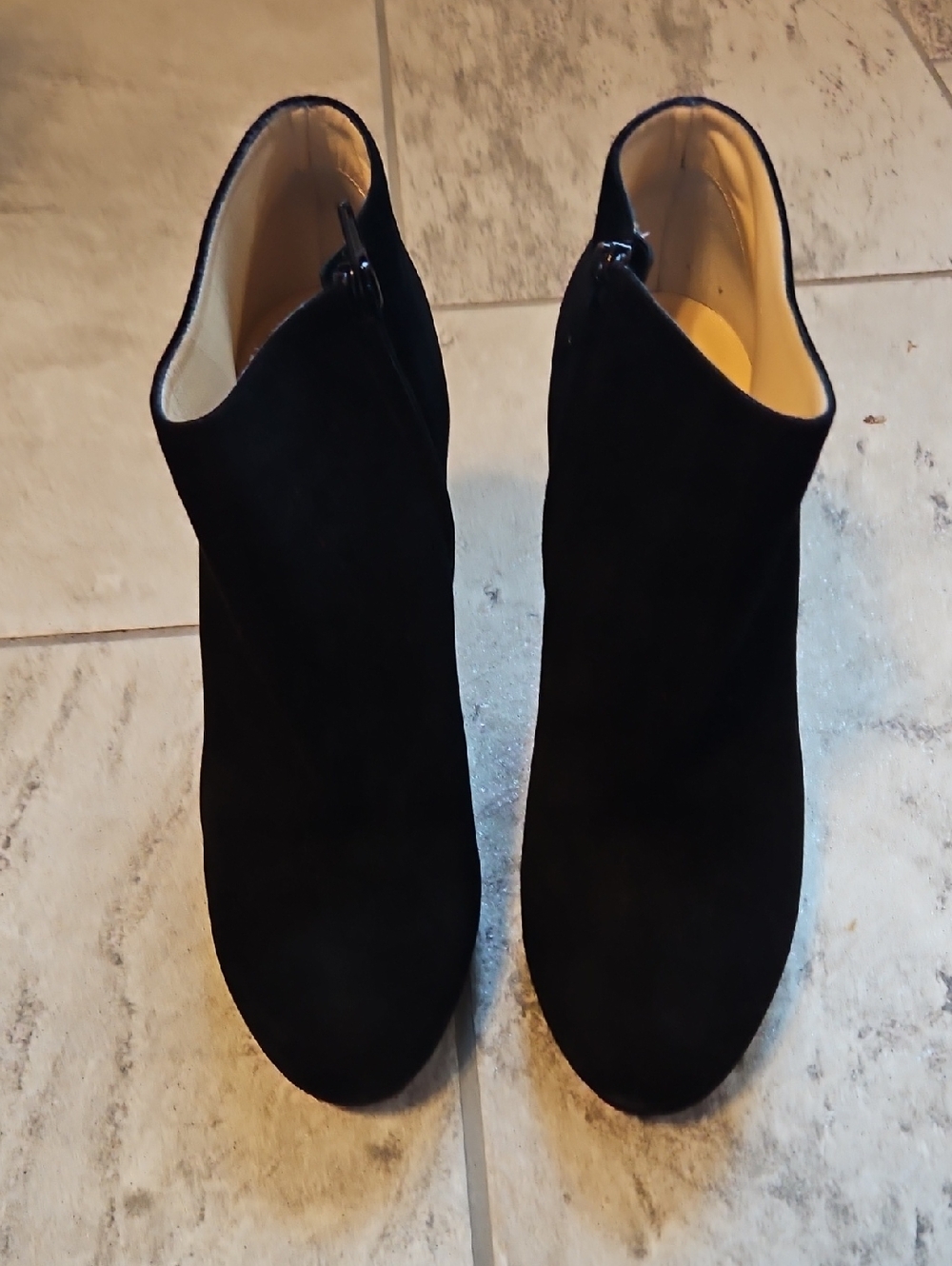 Christian Louboutin “Bella Top 100” Suede Ankle Boots – Size 40.5 (US 9.5)